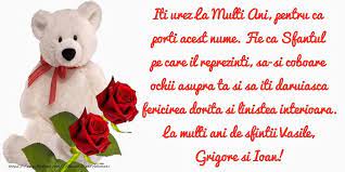 Sfantul la multi ani si sfantul gheorghe sa te calauzeasca mereu! Pin On Felicitari De Sfintii Vasile Grigore Si Ioan