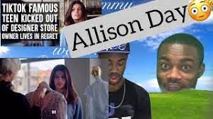 Her account @addisonre has over an overwhelming 68.2 million followers. Allison Day Famous Tiktok Star Kicked Out Of Designer Store Reaction Video By Schniderwise Youtube