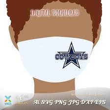 Download Dallas Cowboys Svg Cricut For Face Mask Design Cricut Cut Files