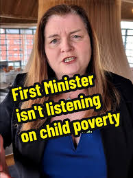 The First Minister isn’t listening when solutions are put to her that would  tackle child poverty. Just listen to this exchange in First Minister’s  questions today! We need child poverty targets and ...