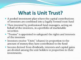 Unit investment trusts are similar to mutual funds, but they have some key differences. Chapter 12 Unit Trust Ppt Video Online Download