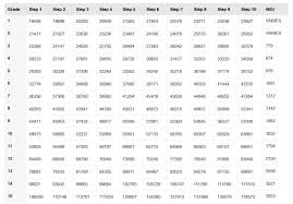 Federal Wage Grade Pay Scale 2020 Chart In 2020 Federal Employee Military Pay Chart Chart