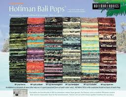 Hoffman Fabrics Bpa7 Assorted Bali Pops Hoffman Fabrics Pop Spring Quilts