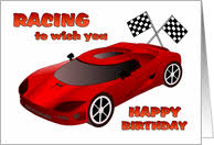 This sports car card is a quirky birthday card,that will appeal to many racing or car enthusiasts. Cars Birthday Card From Greeting Card Universe