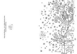 Cat colouring pages activity village. Christmas Colouring Card Santa Sleigh Christmas Coloring Cards Cheap Christmas Cards Custom Christmas Cards