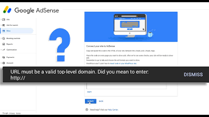 Url Must Be A Valid Top Level Domain Can T Submit Website To Google Adsense Youtube