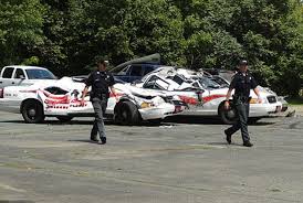 Vt Police Man Angry About Arrest Used Tractor Like Monster Truck To Crush 7 Cop Vehicles Police Cars Monster Trucks Police