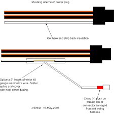 The magnetic field creates a current which feeds through the alternator charge the car's battery. 3g Alternator Green Wire Trouble Stangnet