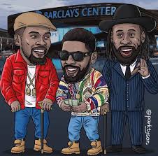 Find the newest brooklyn nets meme. There S A New Big 3 In Brooklyn Parktyson Follow Kyriewallpaper For More Nba Artwork Nba Basketball Art Funny Basketball Memes