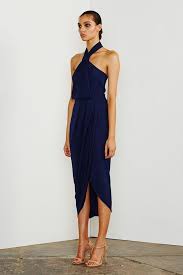 Core Knot Draped Dress Navy In 2020 Draped Dress Dresses King Dress