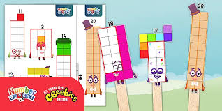 Printable numberblocks 7 seven coloring page. Numberblocks Stick Puppets 11 20