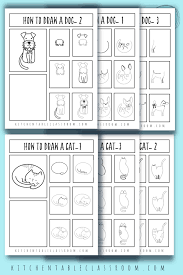easy drawings for kids step step drawing the kitchen table classroom