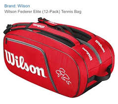 Wilson roger federer tennis racquet bag. Roger Federer 12 Racket Thermoguard Tennis Bag Backpack Sports Sports Games Equipment On Carousell