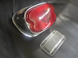 Panhead New Repo 1955 To 72 Tail Light Clear Lens 68093 55a Bill S Custom Cycles
