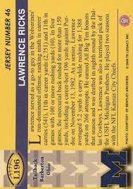 TK LEGACY MICHIGAN LAWRENCE RICKS #L196