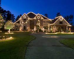 My Idea Of Christmas Whether Old Fashioned Or Modern Is Very Simple Lo Christmas Decorations For The Home Outdoor Christmas Lights Christmas Lights Outside
