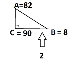 Here, product of the slopes of any two lines chosen from above three is meeting the requirement. How Do You Solve The Right Triangle Abc Given A 2 B 8 Socratic