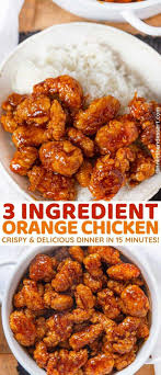 3 Ingredient Orange Chicken Sauce Is Made In Less Than 20 Minutes 3ingredient Orangechicken Easy Bbq Recipes Orange Chicken Recipe Chicken Dinner Recipes