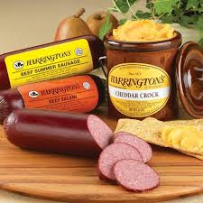 You can also find summer sausage in smaller individual packages, which are great for longer hikes. Salami Summer Sausage And Cheddar Cheese Crock