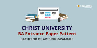 Christ University Ba Entrance Paper Pattern Bachelor Of Arts Paper Pattern