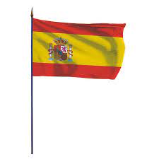 Votre drapeau espagnol en vente sur flagsonline.fr. Drapeau Espagne Drapeau Espagnol Avec Sa Hampe Doublet