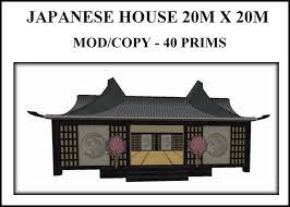 The traditional japanese houses are really interesting in construction and look very beautiful. Second Life Marketplace Japanese House Asian House Traditional Japanese House 9