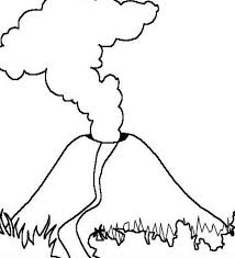 Natural calamities like tornados and floods are some of the most popular subjects for children's coloring pages as they can teach small kids about the natural forces while letting them have lots of fun with colors. Volcano With Magma Eruption Coloring Page Bilder Ausmalbild Ausmalen