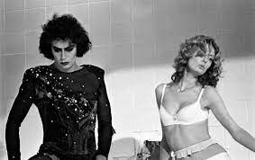 Seen here in center, tim curry as dr. Tim Curry And Susan Sarandon Behind The Scenes Of The Rocky Horror Picture Show Moviesinthemaking