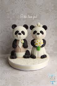 Panda Wedding Cake Topper Too Cute Panda Cakes Animal Cake Topper Cake Toppers