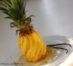 Ananas Roti Au Beurre Vanille Maman Ca Deborde Ananas Roti Ananas Desserts Aux Fruits