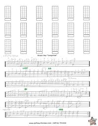 Green Day Longview Free Bass Tab By Jeffrey Thomas Bass Tabs Ukulele Lesson Longview
