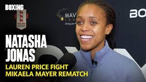 Natasha Jonas flexes her TWO world titles 😮‍💨🏆 #jonasprice #boxing