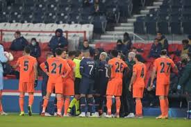 Basaksehir's social media channels echoed erdogan's statement after the club issued an image of three club members, including pierre webo, kneeling and raising a solitary fist to the sky. What We Know About The Racist Incident During Psg Basaksehir World Today News