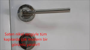 Yeni Model Doganlar Berat Saten Nikel Rozetli Kapi Kolu Tanitimi Www Hirdavatfirsati Com Youtube