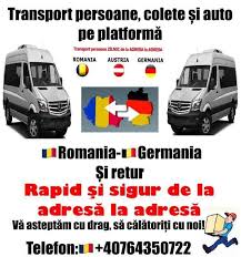 Firma de transport germania waltrans imbina serviciile de inalta calitate cu preturile biletelor foarte accesibile si cu oferte personalizate pentru diferite categorii de clienti, incepand de la. Transport Persoane Colete È™i Auto Pe PlatformÄƒ Constanta Romania Facebook