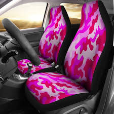 Neon Pink Military Inspired Car Seat Covers Set Of 2 Liberty Tee Shop Tactical Car Seat Cover Car Seat Cover Sets Neon Pink Seating