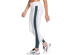 Women S Tokyo Train 7 8 Tight Brilliant White Magnetic Blue Piedmont Grey Tights Leggings Asics Tight Leggings Blue Tights Tights