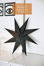 Watch This Quick Origami Star Video Tutorial And Bring A Bit Of Nordic Flair To Your Holiday Decor This Origami Star Instructions Origami Stars Origami Crafts