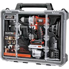 Find the cheapest black & decker price list in philippines, compare specs, reviews, and more at iprice! Black Decker 20 Volt Max Lithium Ion Cordless Matrix Combo Kit With Storage Case 6 Tool Bdcdmt1206kitc The Home Depot