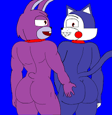 Rule 34 - Ass Bonnie (fnaf) Butt Candy (fnac) Couple Couple (romantic)  Domestic Cat Feline Five Nights At Candys Five Nights At Freddys Gay Hand  On Ass Hand On Butt Malemale Muscular