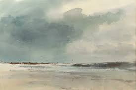 Modern British Artists Thompson S Galleries Watercolour By Edward Seago Watercolor Clouds Seascape Paintings British Artist