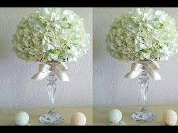 Diy Elegant Hydrangeas Flower Ball With Crystal Candle Holder X2f Weddings Receptions Special Events Flower Ball Flower Ball Centerpiece Crystal Candles