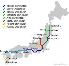 Types of trains in japan. Jungle Maps Map Of Japan Bullet Train