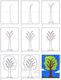 I will show you how to draw realistic. How To Draw A Tree Art Projects For Kids