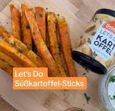 Schnelles und einfaches Rezept: Süßkartoffelsticks mit griechischem  Joghurtdip