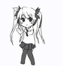 No finish artwork, only tutorial, poses and wip step thanks go in featured. Anime Art Girl Gifs Tenor