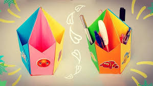 Kagittan Masaustu Kalemlik Yapimi Origami Pen Holder Paper Pencil Holder Youtube Bir Parca Kagit Origami Kagittanisl Origami Mandala Art Pencil Holder