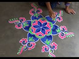 Beautiful Creative Rangoli Designs With Dots Kolam Designs Chowkpurana Designs With Dots Yout In 2020 Rangoli Designs Rangoli Designs With Dots Rangoli Colours