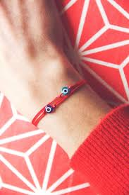 Bracelet Porte Bonheur Bracelet Evil Eye Bracelet Rouge Bracelet De Plage Bracelet D Amitie Brazalete Del Mal De Ojo Pulseras De Joyeria Pulsera De Bricolaje