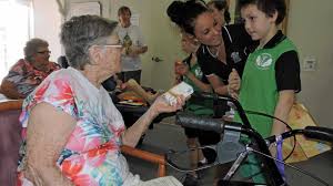 Sharing Christmas cheer is sweet